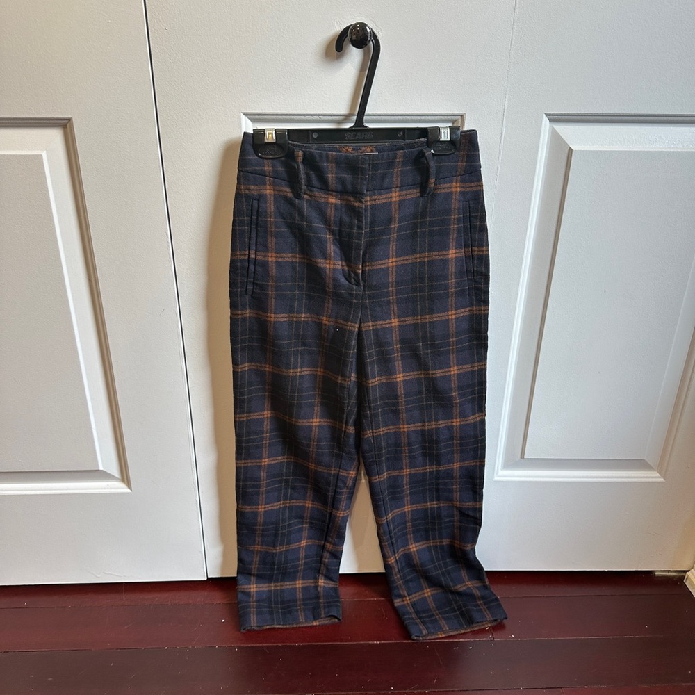 Wilfred Plaid Wool & Cashmere Dress Pants